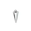 Acero Inoxidable Sólido Cónico Colgante Gota de Agua Aro Pendiente Piercing Accesorios para Pendientes Collar Pulsera Accesorios para Manualidades