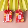 Amuleto de Éxito en el Examen del Festival de Medio Otoño Bolsita Bordada Bolsa de Fragancia Bolsa de Bendición Colgante Llavero para Aprobar Exámenes y Obtener Buenas Calificaciones