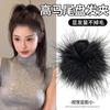 Estilo coreano ins estilo clipe de penas de alta qualidade hairpin fêmea avestruz grampo de cabelo cabeça de pelúcia barbatana clipe hairpin