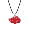 Naruto Organización Akatsuki Nube Roja Colgante de Moda Collar de Aleación Comercio Exterior Venta Caliente Collar Periférico de Animación Japonesa