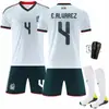 2526 Copa del Mundo No. 14 Jersey de Casa Blanco 9 Raul 22 Losano México Uniforme de Fútbol de Visitante Conjunto