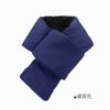 Bufanda de Cuello Cálida de Plumas Japonesa y Coreana para Otoño e Invierno para Hombres y Mujeres, Resistente al Frío e Impermeable, Estilo Nuevo, Forro de Felpa, Color Sólido, Bufanda Portátil y Plegable
