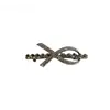 Pinza para el Cabello con Lazo de Pedrería para Mujer, Nuevo Clip de Primavera para el Lado o la Parte Trasera de la Cabeza, Exquisito y Elegante Accesorio para el Cabello de Clip Horizontal de Alta Gama