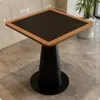 Mesas y sillas de estilo rústico para restaurantes de alta gama, cafeterías y restaurantes de fusión de moda y nicho que sirven cocina occidental, hechas de madera maciza