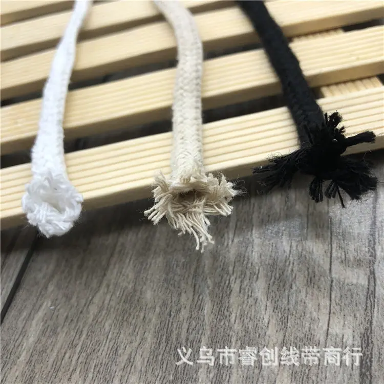 6MM双层空心棉绳