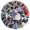 50 Adesivos de Graffiti da Morte Personalizados Cross-border Hot Selling Cool Dark Wind Decorativo Celular Shell Copo de Água Adesivos de Skate