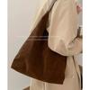 Bolsa Vintage de Alta Qualidade e Alta Capacidade para Deslocamento Diário Feminina 2023 Nova Bolsa Tote Fosca Bolsa Simples de Ombro Axilar