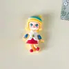 Cartão Pequeno Desenho Animado Menina Lírio DIY Cola de Creme Acessórios de Resina Capa de Celular Grampo Ímã de Geladeira Material para Joias Lote