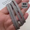 Material de felpa de un lado cordón de cuero gamuzado 5 mm felpa cordón de felpa de un lado imitación accesorios para joyería DIY un metro tira de cuero accesorios para pendientes
