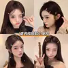 Grampo de Cabelo Estilo Noite Gritante de Yu Shuxin 2026 Novo Grampo de Cabelo Trançado de Liga com Strass Argola de Cabelo Redonda Acessório de Cabelo