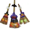 Decoración de Halloween Escoba de Bruja Escoba de Calabaza Mágica Escoba Voladora Accesorios de Actuación para Niños