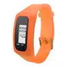 Suministro puntual pulsera podómetro electrónico silicona Reloj LED multifuncional moda deportiva podómetro reloj de regalo