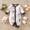 Mameluco de manga larga para bebé, traje de gateo de dibujos animados para recién nacido, primavera y otoño, poliéster, ropa para bebé, liquidación especial, pago