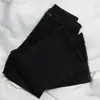 Pantalones de Mezclilla Micro Oscuros para Mujer de Cintura Alta Verano Finos 2024 Nueva Llegada Pequeños de Nueve Puntos Sueltos de Moda de Campana