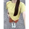 Estilo Pareja Transfronterizo Montaña Exterior Funcional Estampado de Letras Secado Rápido Cuello Redondo Artístico Moderno Ins Hombres Mujeres Camiseta de Manga Corta
