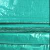 Lona tejida de PE de doble capa, tela de lluvia verde transparente, borde de doble capa, cubierta doble verde, lona impermeable para exteriores, engrosada