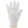 Luvas de Fio Fino de Algodão Cinza para Venda por Atacado, Ferramentas de Ferragens, Presentes, Resistentes ao Desgaste, Antiderrapantes, Oficina, Canteiro de Obras, Proteção Industrial para Trabalhadores