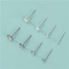Plata esterlina s925 hecho a mano DIY bandeja de perlas accesorios para aretes joyería para la oreja vacía fabricantes de materiales semiterminados al por mayor