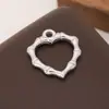 Colgante Transfronterizo Europeo y Americano de Acero Inoxidable Chapado en Oro de 18K DIY Accesorios para Collares de Ropa Cadena de Clavícula Simple y a la Moda Joyería