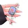 Pulseira de relógio em formato de coração rosa adequada para Xiaomi Mi Band 10/9/8Pro e pulseira de relógio Redmi