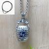 Prata Esterlina S925 Cor Linlang Masculino e Feminino Estiloso Auspicioso Ruyi Pixiu Recortado Retro Palavra Feliz Pode Abrir o Pingente