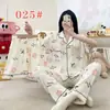 Pijama de mujer para otoño e invierno, conjunto de tres piezas de algodón nube, ropa de casa, estilo lindo y dulce de estudiante 2026