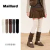 Calcetines altos casuales, sencillos y frescos estilo coreano para niñas, calcetines de algodón largos sin costuras, versátiles para primavera y verano, disponibles en pares individuales o dobles