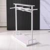 Exhibidor Vertical al por Mayor para Tienda de Ropa Estante de Piso de Doble Cara para Pantalones Estante de Isla de Seis Brazos Estante Exhibidor de Ropa