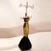 Soporte de Exhibición de Joyería con Mini Modelo de Retrato Personalizado con Bandeja Soporte para Joyas Estante de Almacenamiento de Joyas