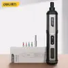 Destornillador Eléctrico Deli Recargable para el Hogar Pequeño Mini Destornillador de Batería de Litio Juego de Destornilladores Eléctricos