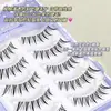 Elegantes y Atrevidas, Pestañas Postizas con Tallo Oblicuo tipo Cola de Zorro Pequeña, Suave, Natural, Grueso y Transparente