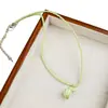 Collar de Cuentas de Semilla Coloridas Hecho a Mano de Venta Caliente Transfronteriza con Colgante de Oso en Degradado, Gargantilla Versátil de Diseño de Nicho para Mujeres