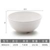 Tazón de melamina palillos tazón caótico para fideos de arroz tazón comercial de plástico porcelana para fideos tazón para avena de desayuno tazón para sopa tazón engrosado