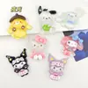 Dibujo Animado Luminoso Gato Garra de Gato Gaviota Accesorios de Resina Hecho a Mano DIY Pasador Imán para Nevera Llavero Accesorios para Joyería