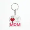 Llavero de Acrílico Plano 2D de Amazon Transfronterizo Regalo del Día de la Madre para Mamá Colgante Decorativo Dibujos Animados