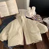 Jaqueta Infantil Acolchoada de Algodão Estilo Coreano com Pelúcia Engrossada Casaco de Pelúcia de Coelho para Meninos Roupas Quentes de Algodão Jaqueta Acolchoada de Algodão Engrossada de Inverno