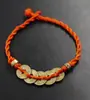 Pulseira Ano do Dragão Benmingnian Corda Vermelha Tecida à Mão Dragão do Zodíaco Imitação Shajin Wufu Dragon Pulseira Joias para Homens e Mulheres Joias para Casal