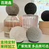 Tapa de botella de perfume de 4 cm de diámetro, bola difusora de aroma, piedra difusora para baño, inodoro del hogar, bola flotante redonda de roca volcánica