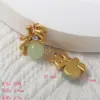 Explosões Antigas Fa Sha Jinfu Cobra Imitação de Jade Contas Acessórios Ano do Signo Cobra Acessórios de Corda para Cabeça de Mão DIY