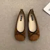 Mocasines Planos Elegantes de Estilo Coreano para Mujer, Nuevos para Primavera y Otoño 2026, con Lazo, Nicho Retro