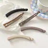 Pinza de Plátano para Cabello de Nuevo Producto Transfronterizo, a la Moda, Sencillo, de Gama Alta, Exquisito, Pinza Grande para Cabello para Cola de Caballo Alta, Accesorio para el Cabello, Pinza de Tiburón