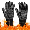 Guantes Retardantes de Llama, Resistentes al Fuego, Resistentes a Altas Temperaturas hasta 800 Grados, Para Barbacoa BBQ, Horno de Microondas, Horneado, Guantes de Silicona Aislantes del Calor Anti-Escaldaduras