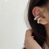 Pendientes vintage con imán de perla de agua dulce natural para mujer, elegantes, estilo francés, con diseño de viento frío, sin agujeros para las orejas.