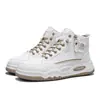 Zapatos de Tabla de Caña Alta para Hombre para Exteriores, Viajes Diarios, Casuales, Suela Gruesa Cómoda, Aumentadores de Altura, Zapatos para Estudiantes, Zapatos Deportivos para Hombre, En Stock
