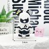 Llavero de oso violento de grafiti de dibujos animados, colgante de muñeca, grafiti colorido estrellado, oso violento, adornos para mochila escolar, accesorios DIY