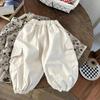 Pantalones Casuales para Hombres, Mujeres y Niños de Primavera y Otoño Pantalones de Estilo Occidental para Bebés Personalidad Infantil Marca de Moda Estilo Coreano Pantalones de Grulla de Moda Celebridad de Internet