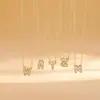 Nuevo Colgante de Doble Anillo Collar Ajustable para Mujer Cadena de Suéter Plateada con Forma de I Joyería Diseño Simple y Elegante Cobre