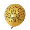 Globos de 12 pulgadas con Estampado Animal Caricatura Perro de la Selva Huella de Perro Estampado de Leopardo Estampado de Vaca Decoración de Fiesta Suministros Globos