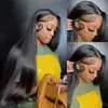 Peluca de Moda Negra de Cabello Lacio para Mujer, Personalizable, Pelucas de Encaje Frontal de Cabello Lacio Más Vendidas