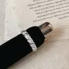 Anel popular espiral multi-fileiras zircônia brilhante com abertura ajustável banhado a ouro real anel de luxo leve de alta qualidade nicho para mulheres